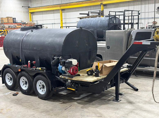 Gooseneck 1600 Gallon Tender Trailer Build